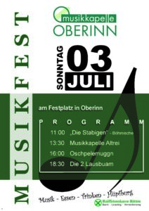 Musikfest Plakat 2016